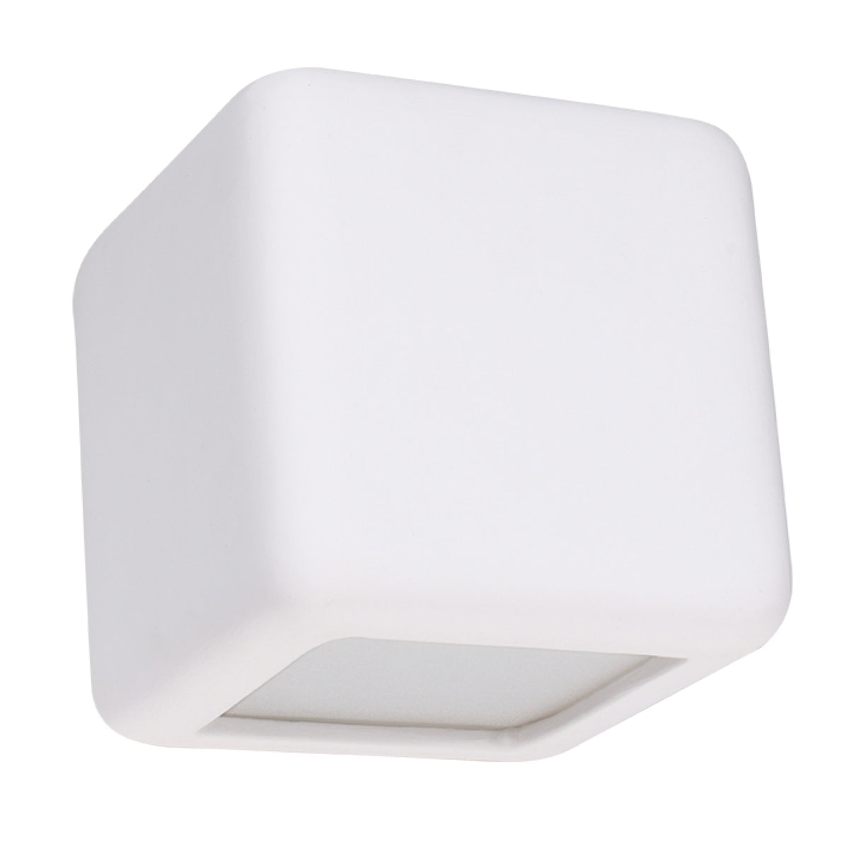 NESTA - Keramik-Wandleuchte, weiß, nach unten gerichtetes