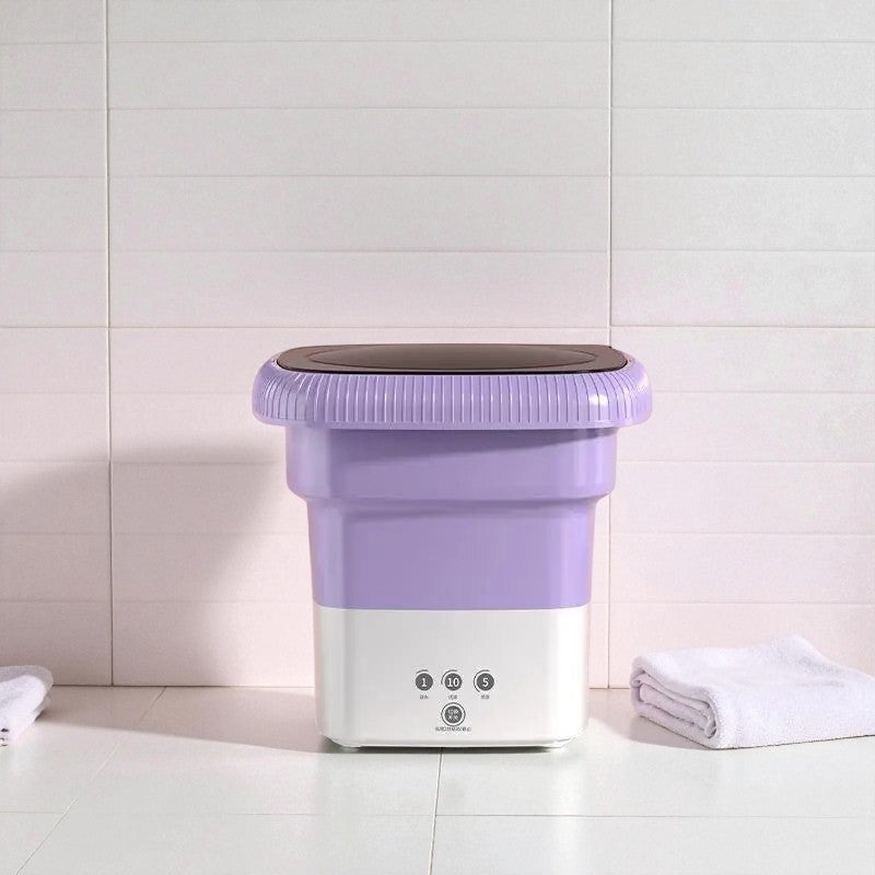 Tragbare faltbare Waschmaschine für smartes Waschen
