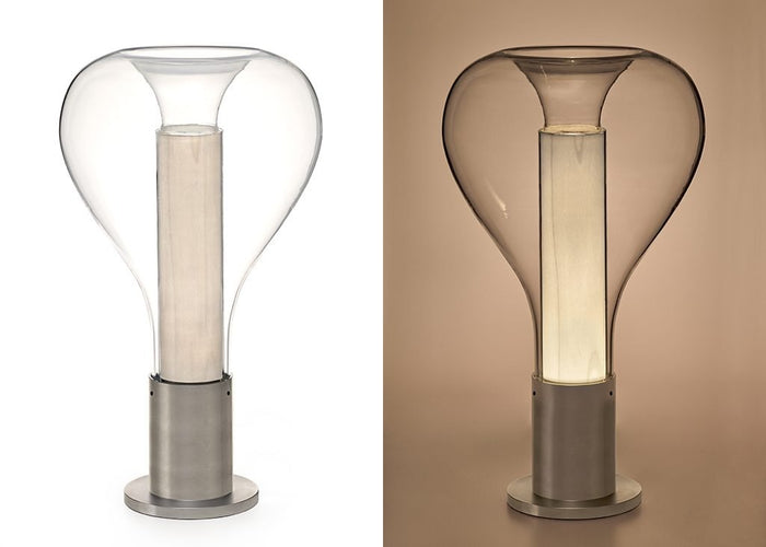 Lava - Art Glas-Tischleuchte