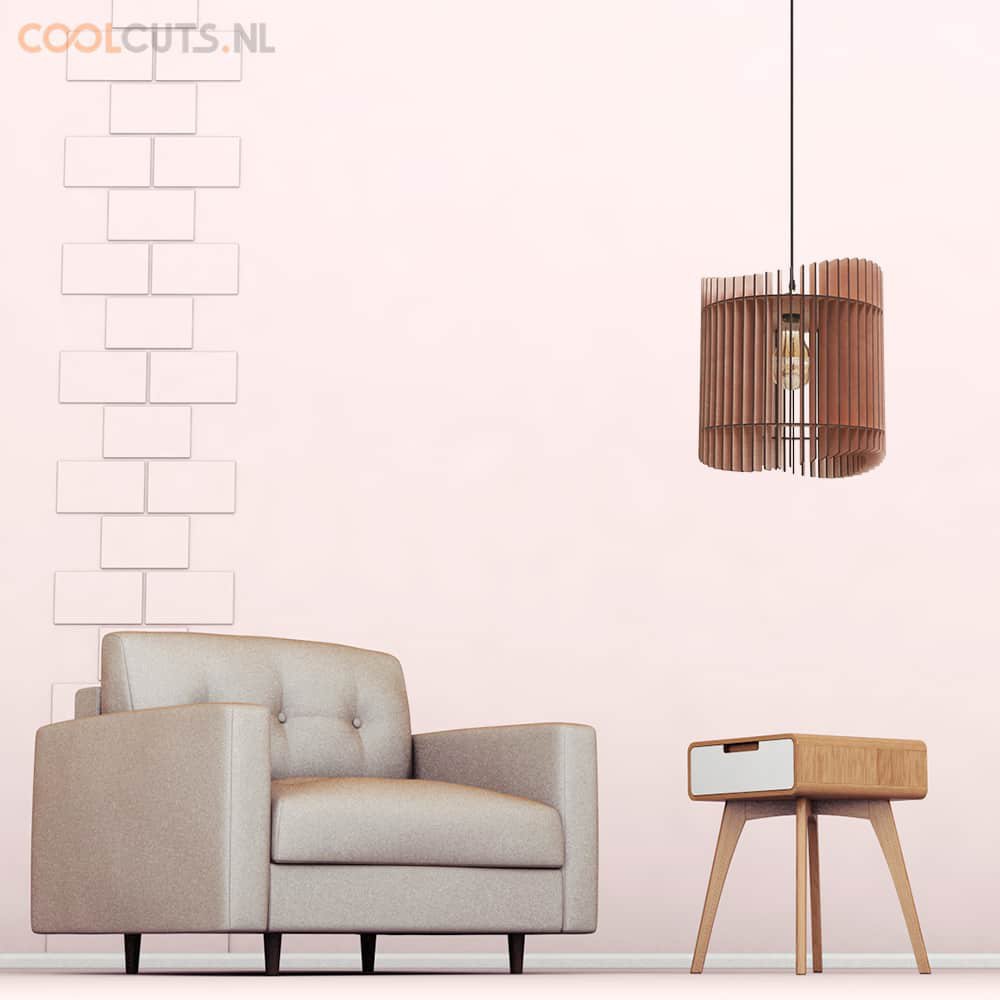 CoolCuts - Handgefertigte zylindrische Pendelleuchte aus