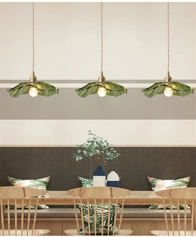 Celira - Art-Deco-Pendelleuchte aus Glas und Eisen