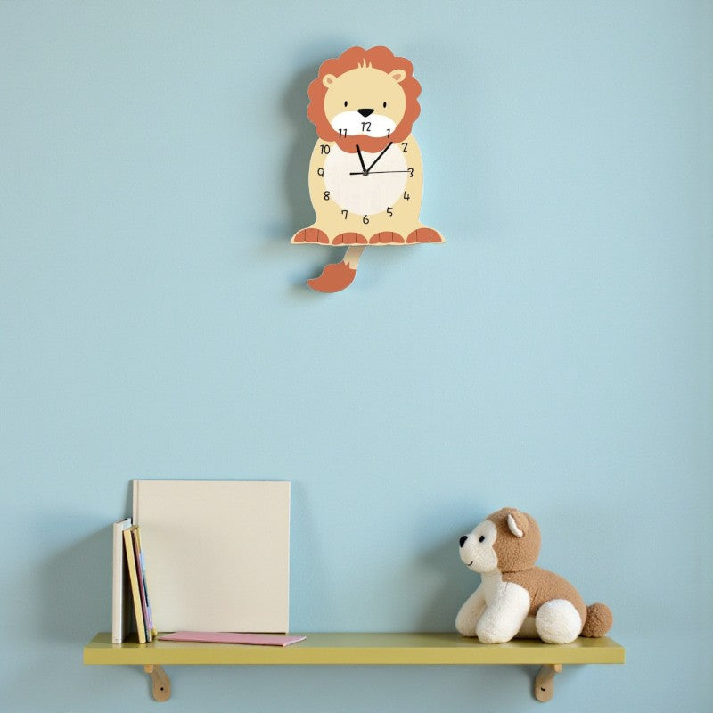 Wanduhr in Cartoon-Form mit Pendel für dekorative Wohnbereiche