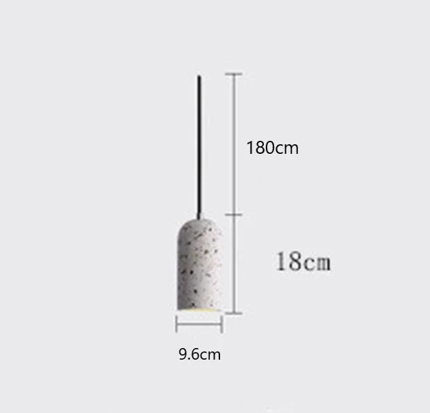 Orbita - Handgefertigte Pendelleuchte aus Beton, E27