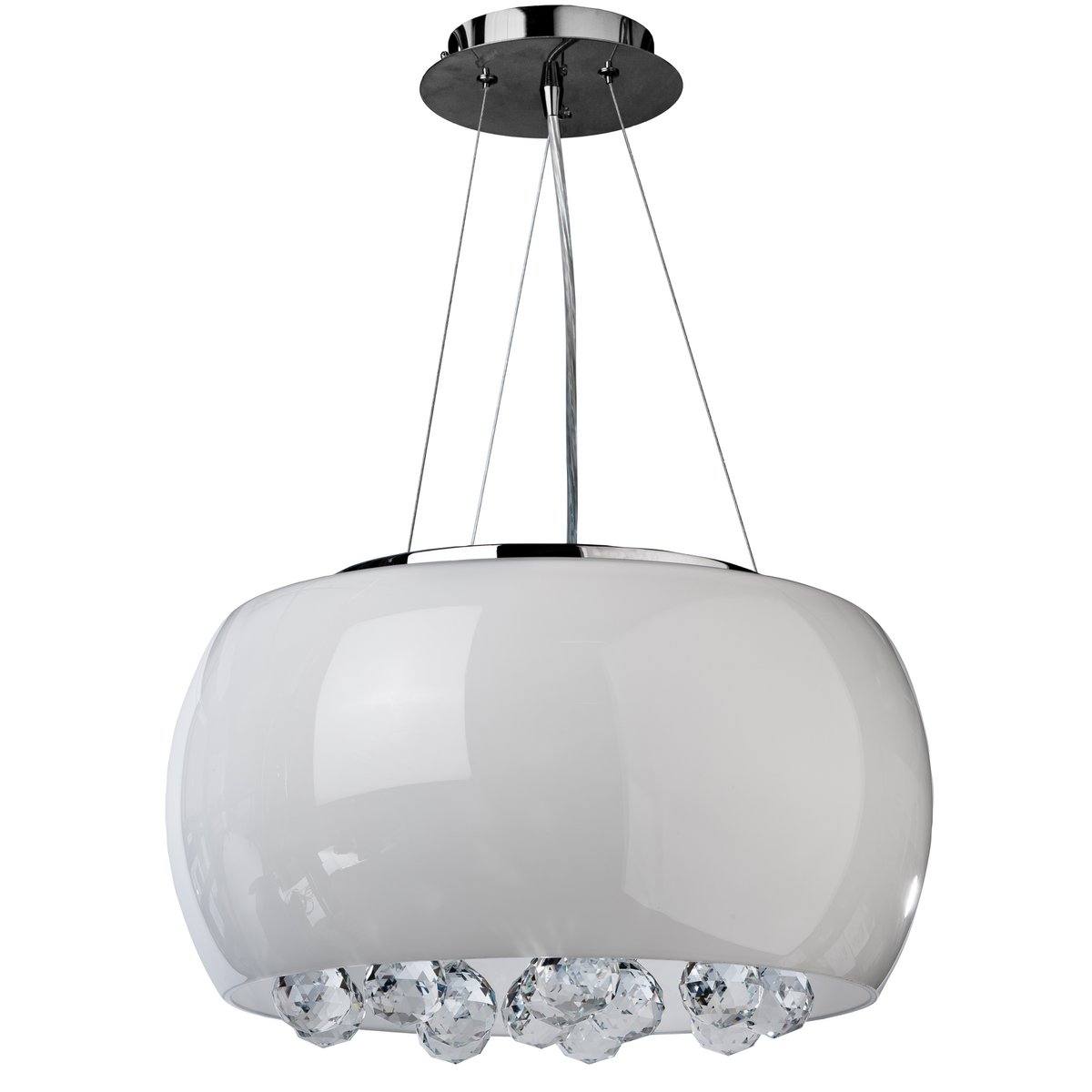Gambit - Kwepel Deckenleuchte 50 cm aus Glas mit