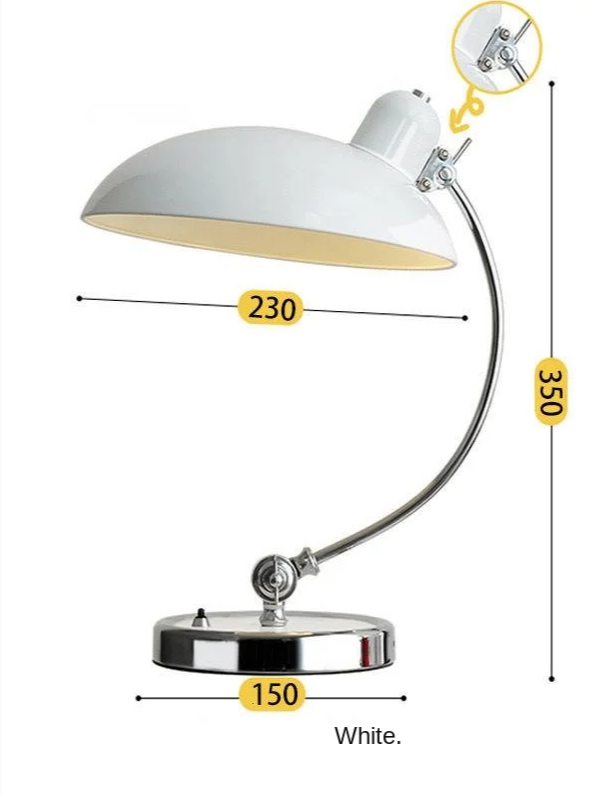 Nestor - Schreibtischlampe mit E27-LED-Leuchtmittel im