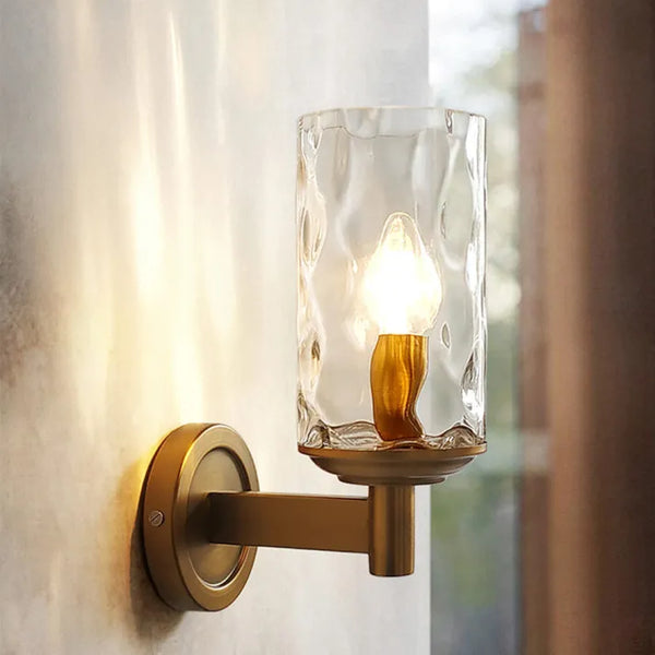 Wallix - Retro-Wandleuchte aus Glas fürs Schlafzimmer