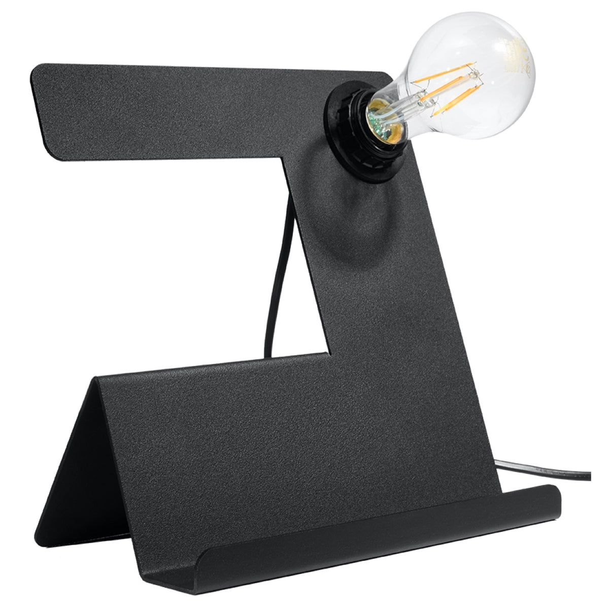 Tabla - Schwarze Schreibtischlampe aus Stahl