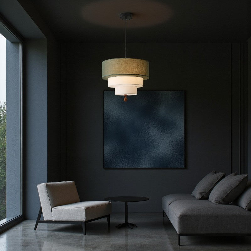 Halona - Runde LED-Hängelampe modern