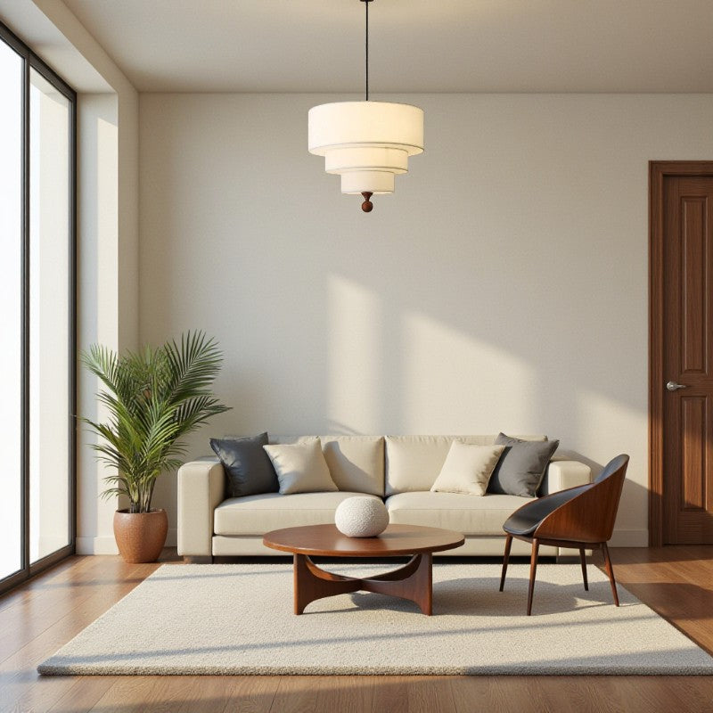 Halona - Runde LED-Hängelampe modern