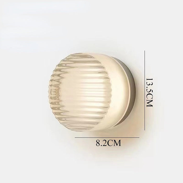 Flanca - Moderne runde LED-Wandleuchte für den Innen- und