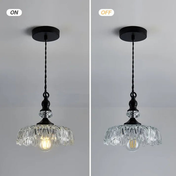 Orbita - Mini-Glaspendelleuchte für Kücheninsel