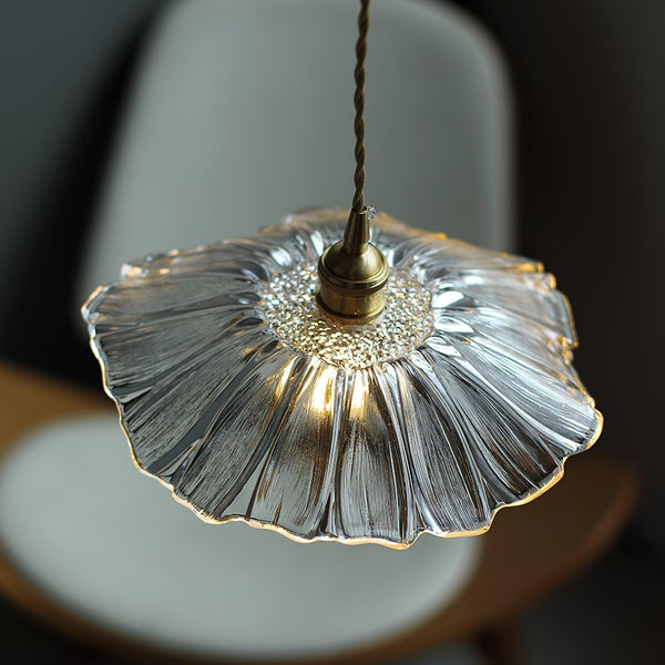 Bloem - Glaspendelleuchte im Retro-Stil