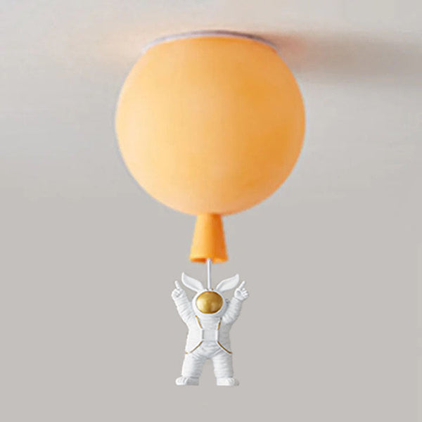 Mond - LED-Deckenleuchte Mond & Astronaut aus Acryl