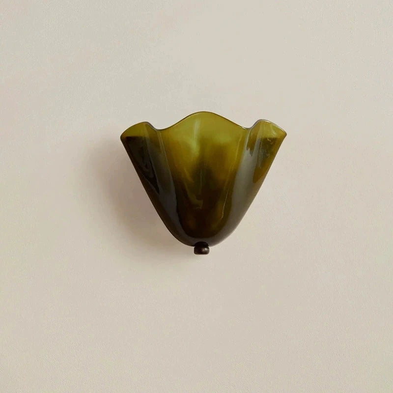Murano - Wandleuchte aus farbigem Wabi-Sabi-Glas im