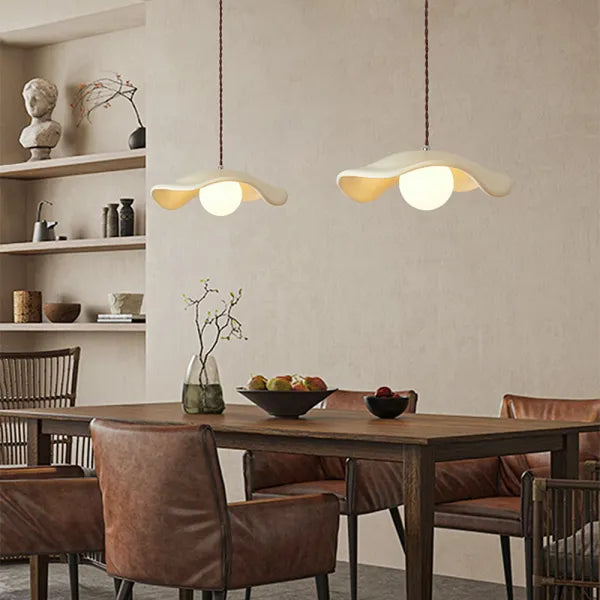 Wabi - Sabi Pendelleuchte für Esszimmer, Lotusblatt-Design,