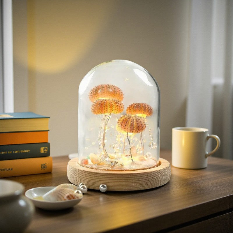 Seeigel Nachtlicht für persönliche Dekoration Einzigartige stimmungsvolle Beleuchtung für Zuhause