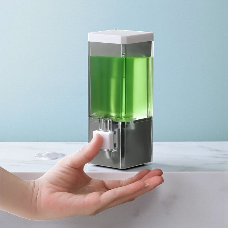 Wandmontierter Seifenspender mit rechteckiger Form für organisierte tägliche Nutzung in Bad- und Küchenbereichen