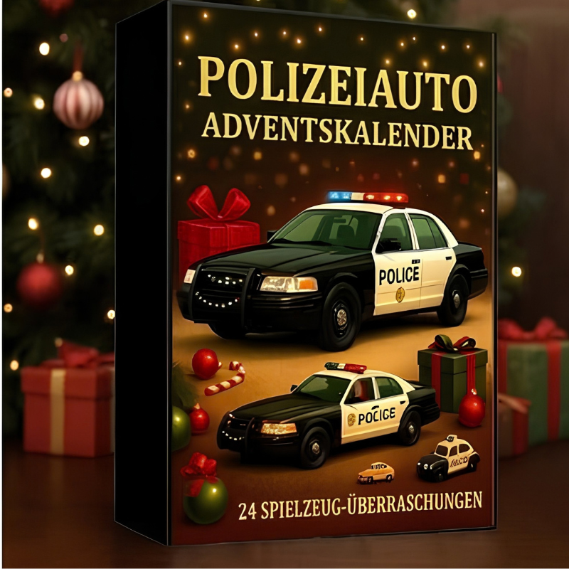 Cruisingle - Adventskalender mit Mini-Polizeiautos und Zubehör
