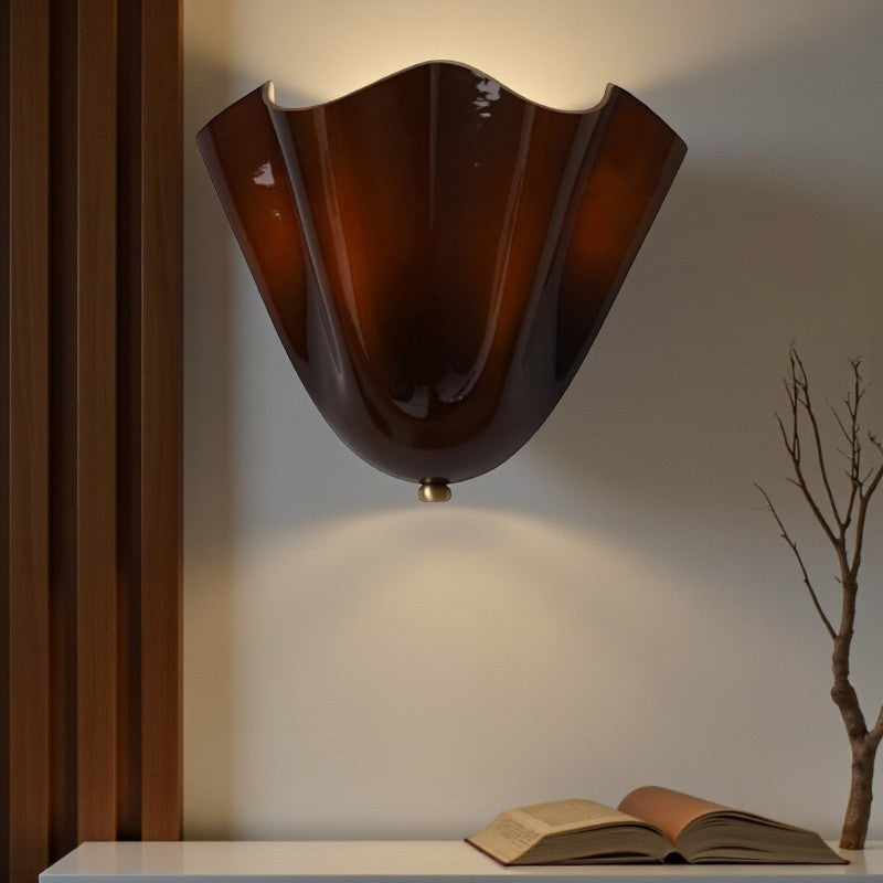 LED-Wandleuchte mit Muscheldesign für Innenbeleuchtung