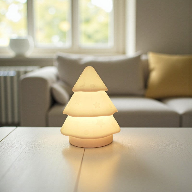 Silica-Weihnachtsbaum LED-Nachtlampe Festliche Dekorationsbeleuchtung