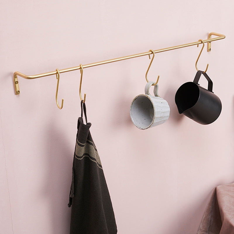 Wandhalterung mit S-förmigen Haken für vielseitiges Aufhängen