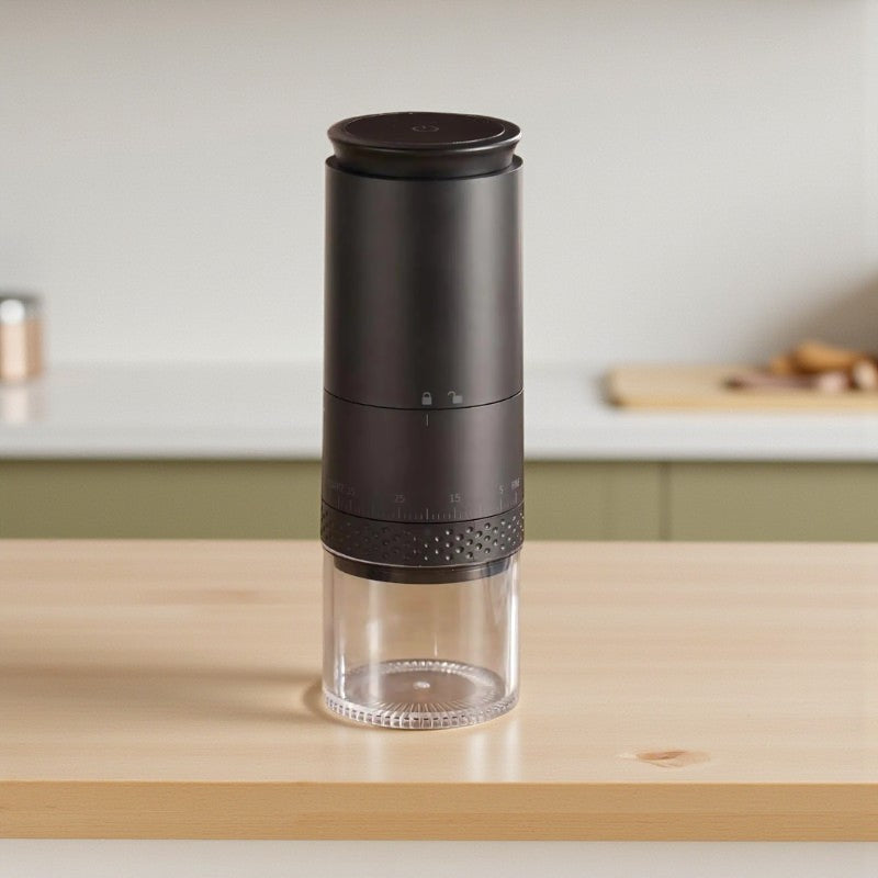 Seasonia - USB wiederaufladbare Kaffeemühle mit Mahlstufen