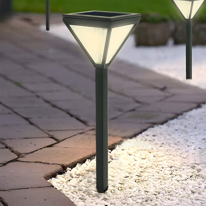 LED-Rasenleuchte mit Solardesign
