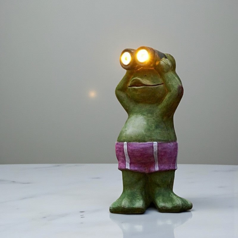 Wasserdichte dekorative Frosch-Nachtlampe für Gartenakzente