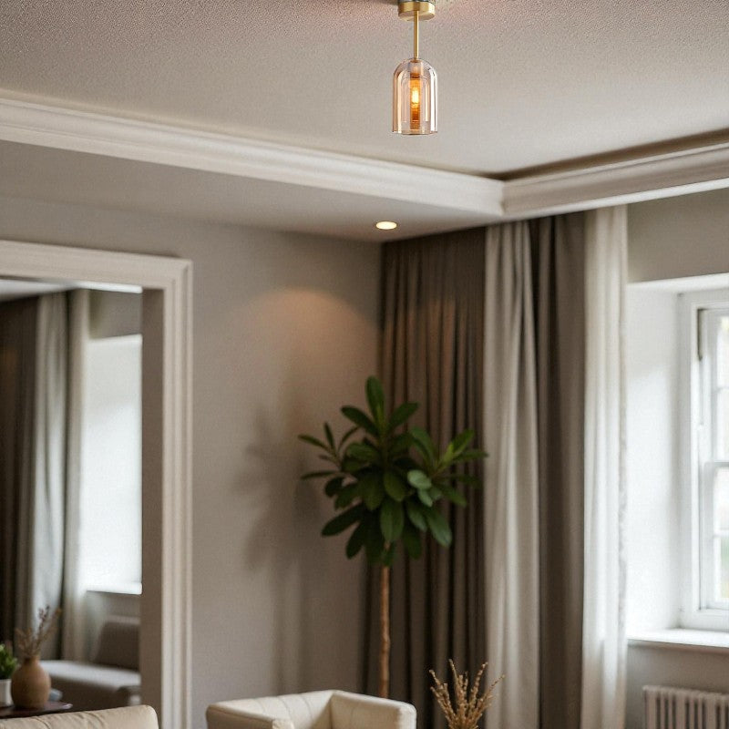 Wandleuchte mit rundem Kopf und Becher Design