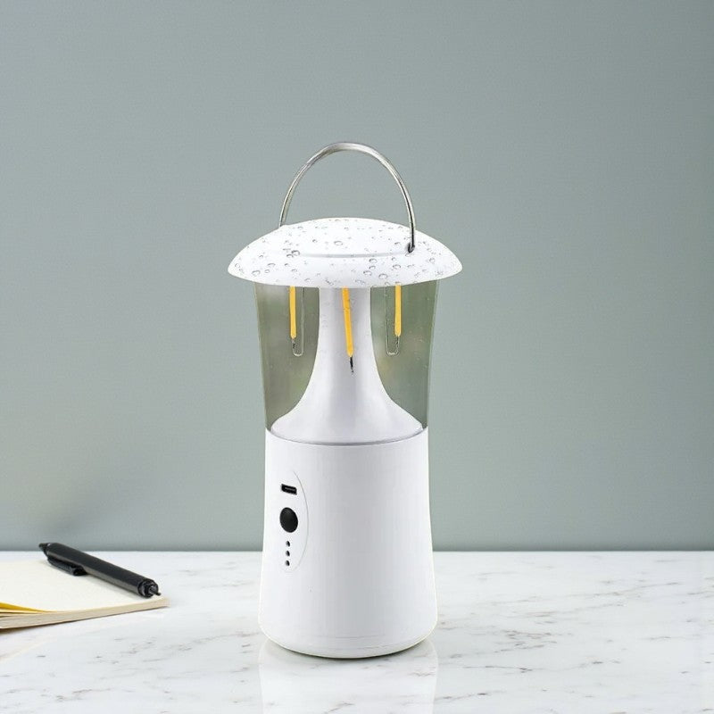 Wiederaufladbare LED-Campinglaterne mit Aufhängedesign