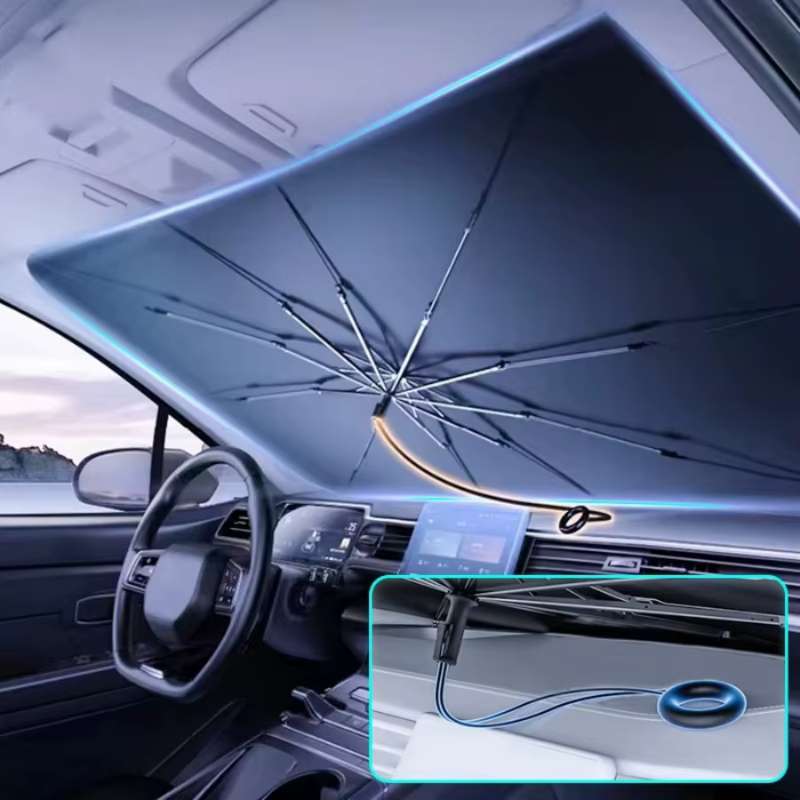 SunGuardix - Automobile-Sonnenschutz mit drehbarem Griff