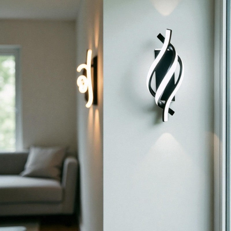 LED Wandleuchte mit elegantem gebogenem Design