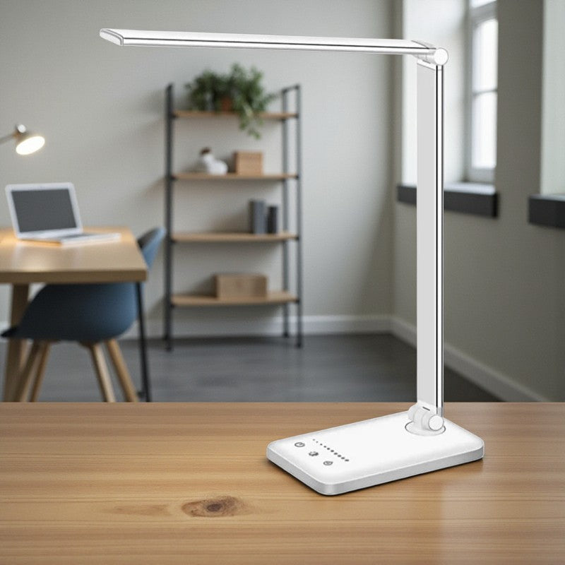 Brix - Schreibtischlampe mit USB-Ladefunktion & dimmbarer