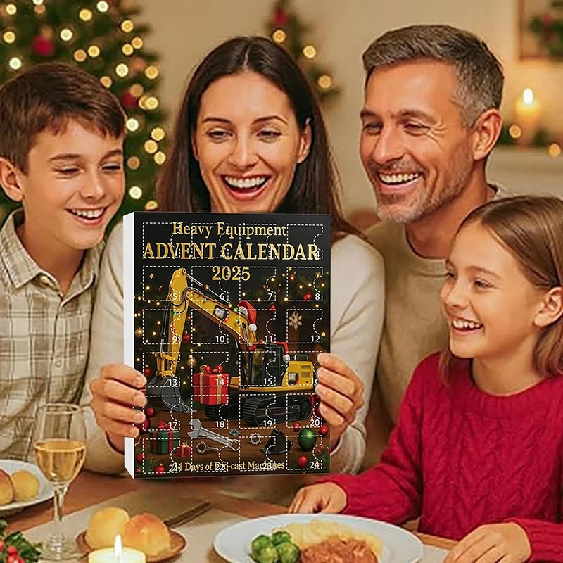 CraneQuest - Adventskalender mit Kran-Spielzeug in Geschenkbox