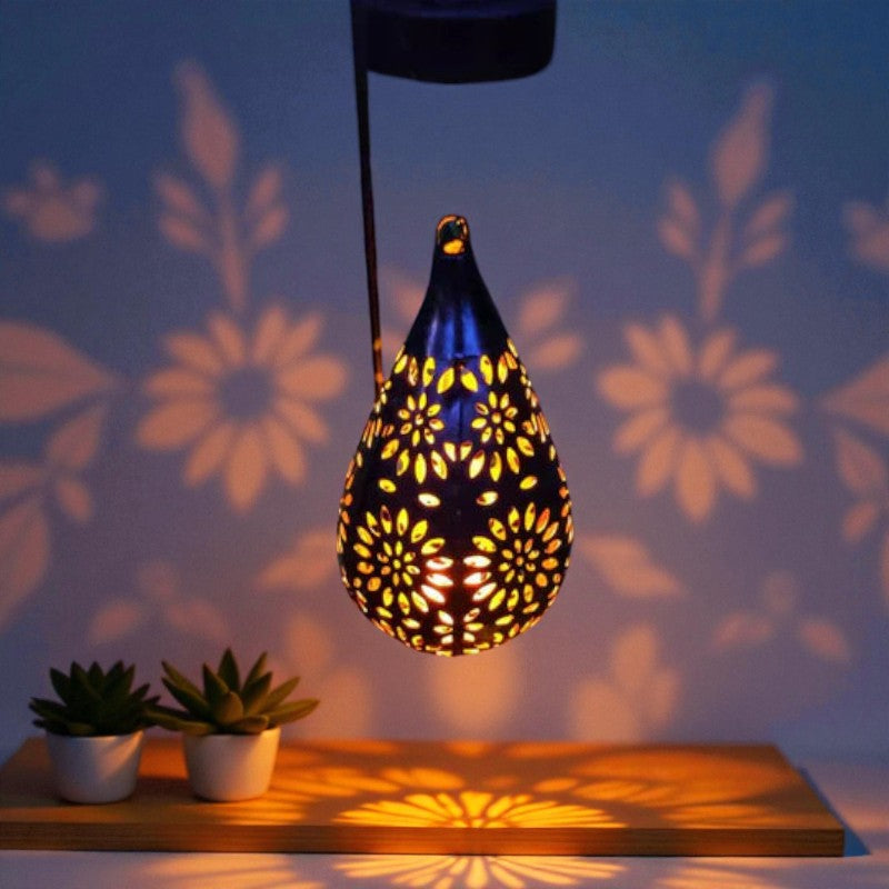 Solarbetriebene wetterbeständige Gartenlampe für Bodenbeleuchtung im Außenbereich