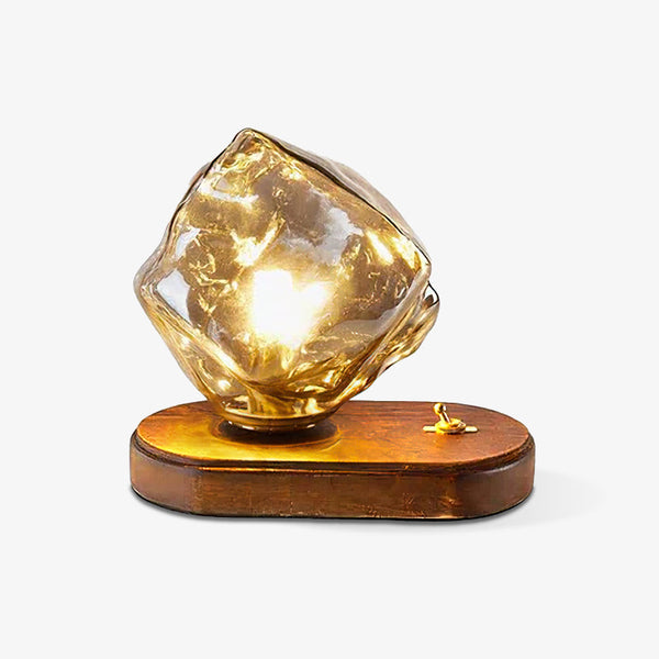 Studio - Glas Tischlampe Ice Stone Design