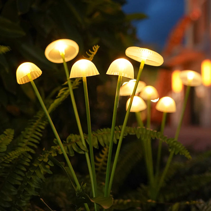 Helio - Solarbetriebene LED-Pilzlampe mit Dämmerungssensor