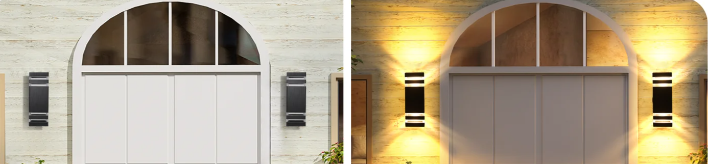 Silva - LED-Wandleuchte E27, IP65 wasserdicht