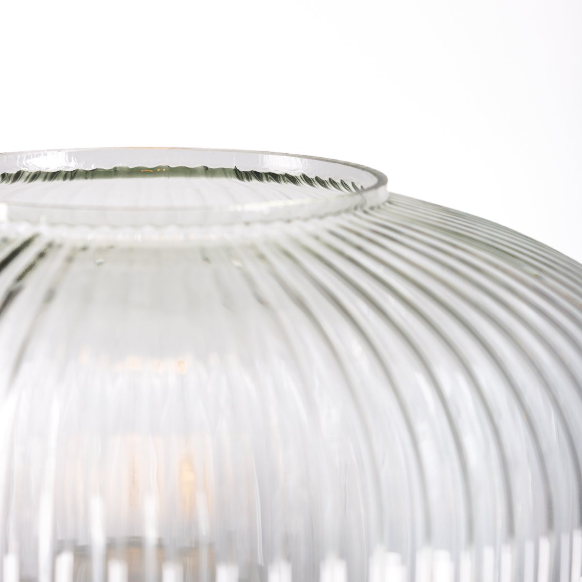 Alexandra - Thai - Goldene Stehlampe mit schwarzem Marmor