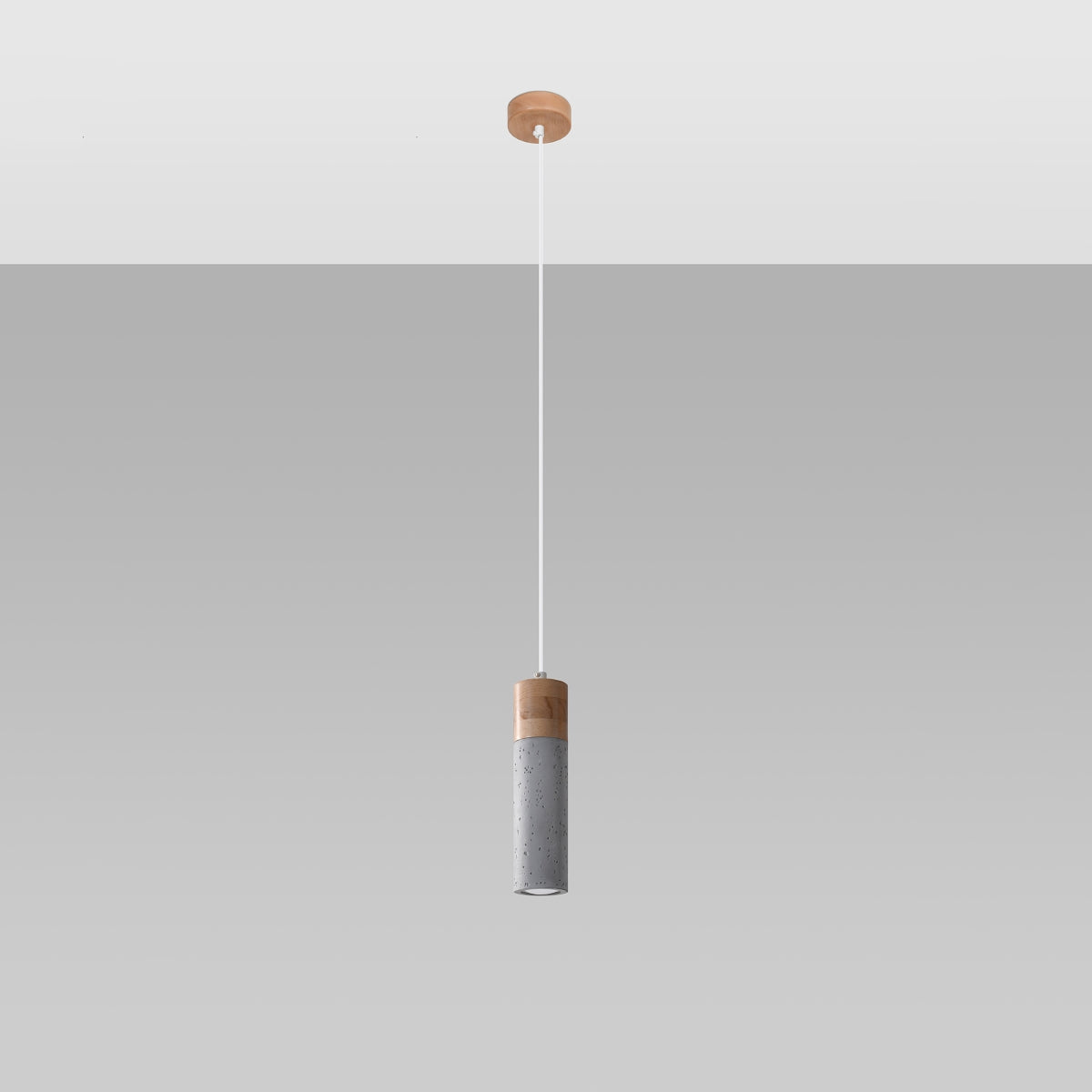 ZANE - 1 Pendelleuchte, grau, 10 x 10 cm