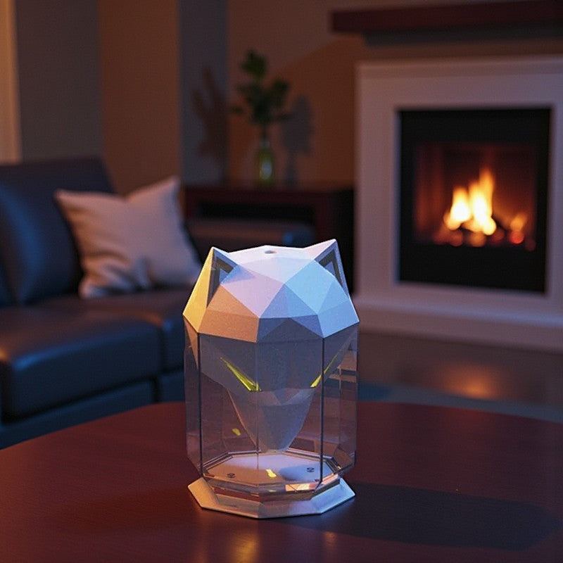 Tragbarer Luftbefeuchter mit LED-Licht für Zuhause und Büro