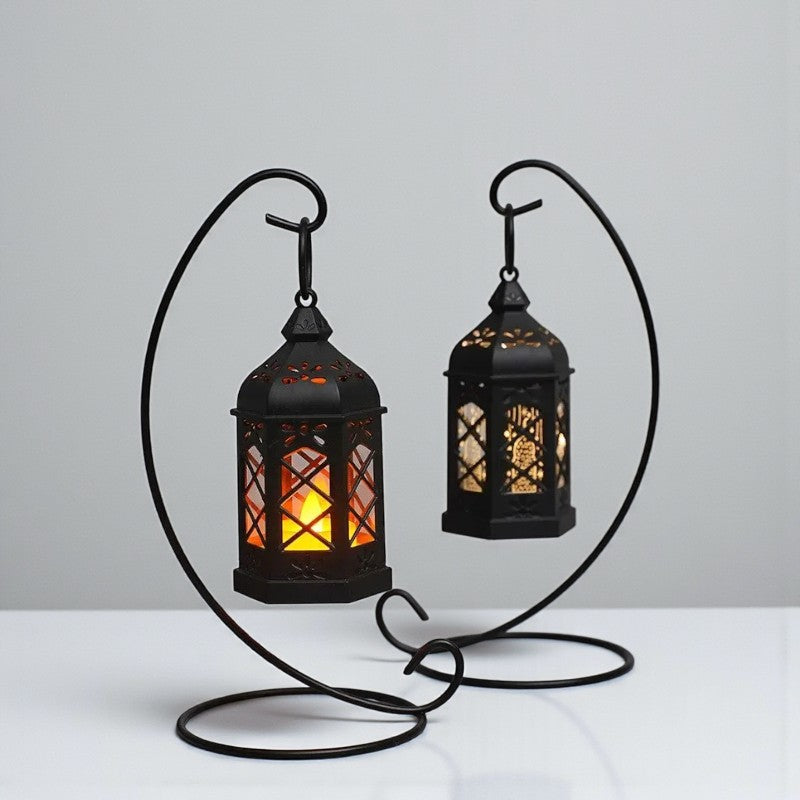 Laternen-Tischlampe mit verstellbarer Helligkeit für individuelle Beleuchtung