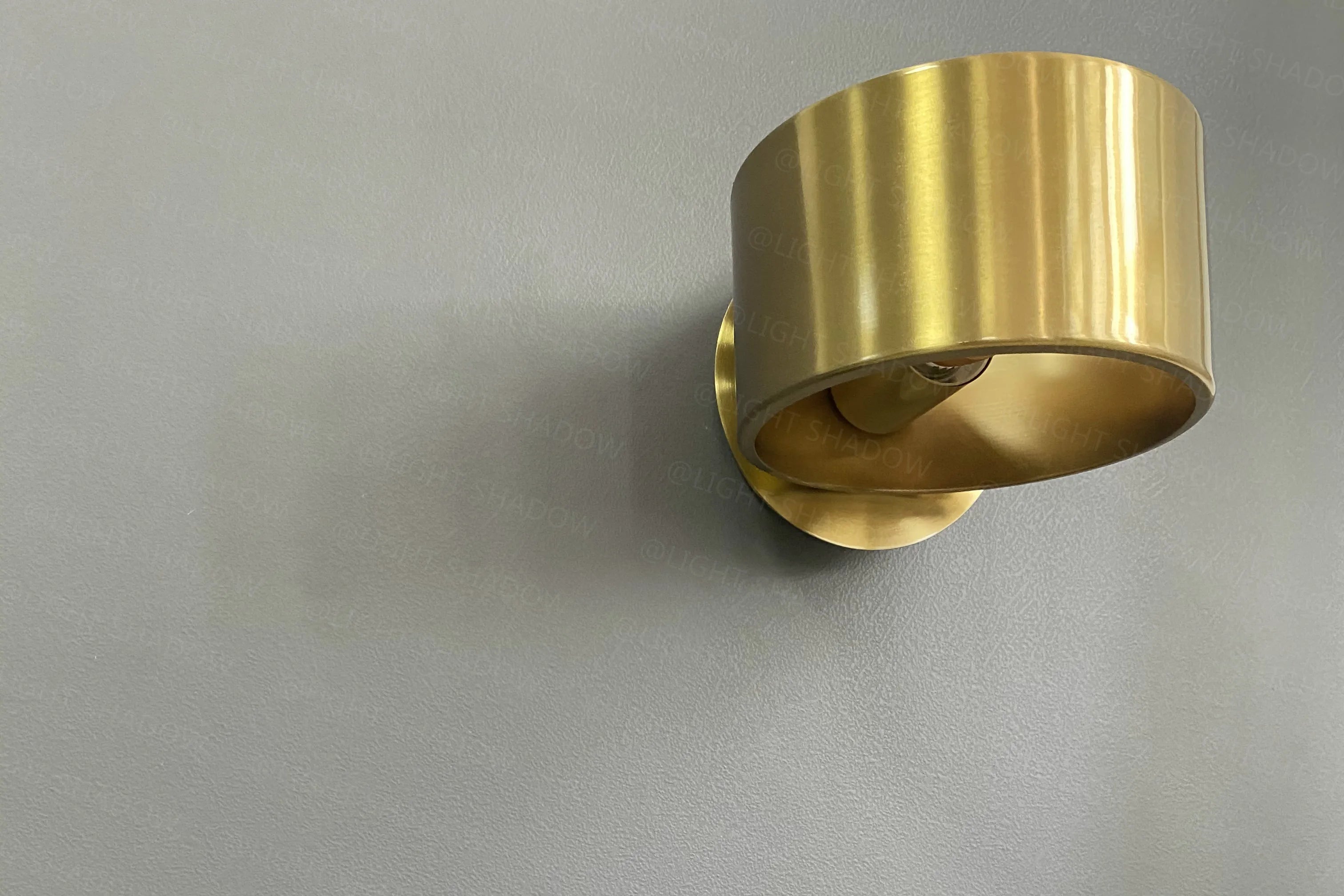 Nordische - LED-Wandleuchte Schwarz/Gold