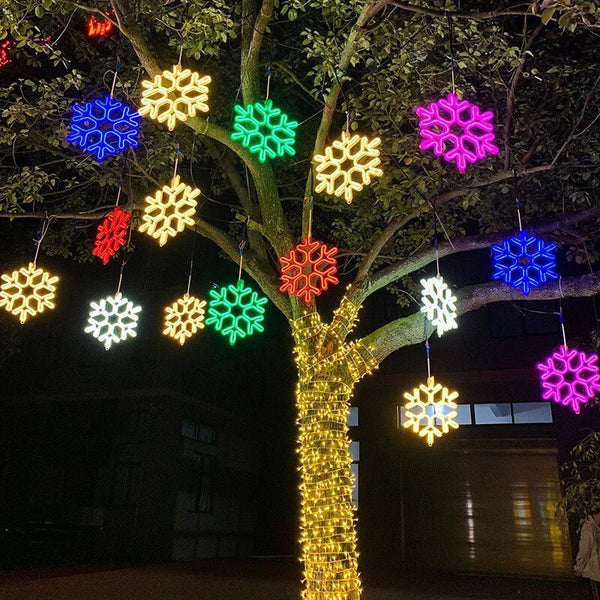 Natura - LED-Schneeflockenlicht für den Außenbereich