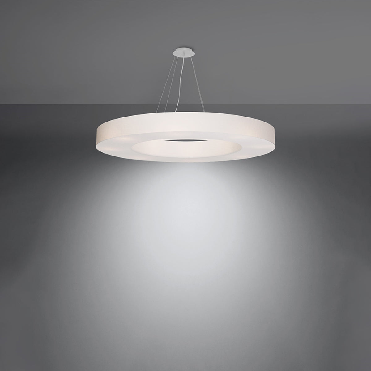 Orbita - Weißer Kronleuchter 90 cm