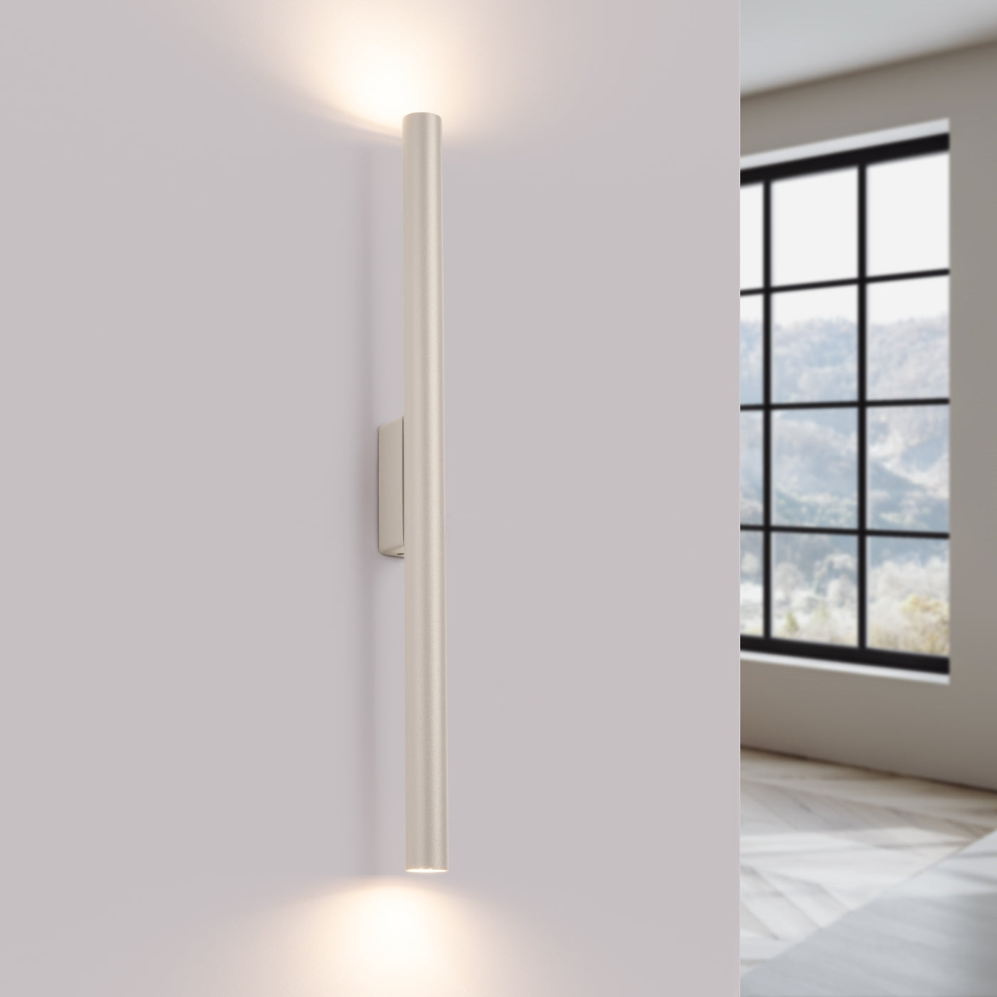Pastelo - 2 Wandleuchte, beige, aus Stahl