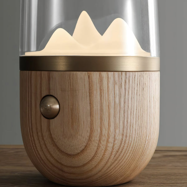 Mountain - Nachttischlampe Mountain Peak mit mattiertem