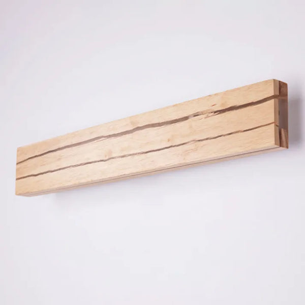 Lumera - LED-Wandleuchte in Holzoptik mit Rissmuster