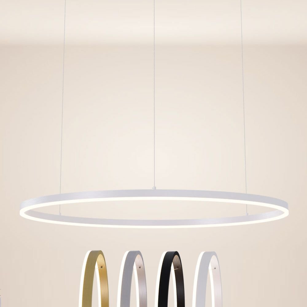 Ø100 - LED-Ringpendelleuchte Ø100 cm mit Direktlicht