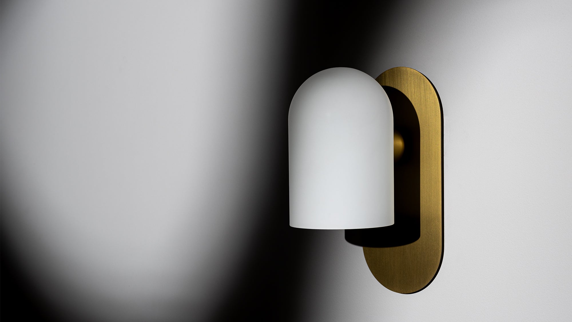 Metall/Glas - Designer-Wandleuchte, Metall/Glas